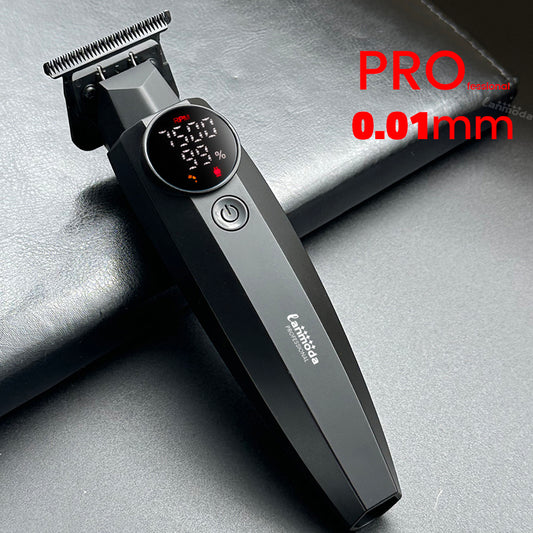 Lanmoda Professional Detailer Trimmer Hair Clipper 0 mm Carving Clipper Type-C Electric Barber Men Hair Cutter Shaver