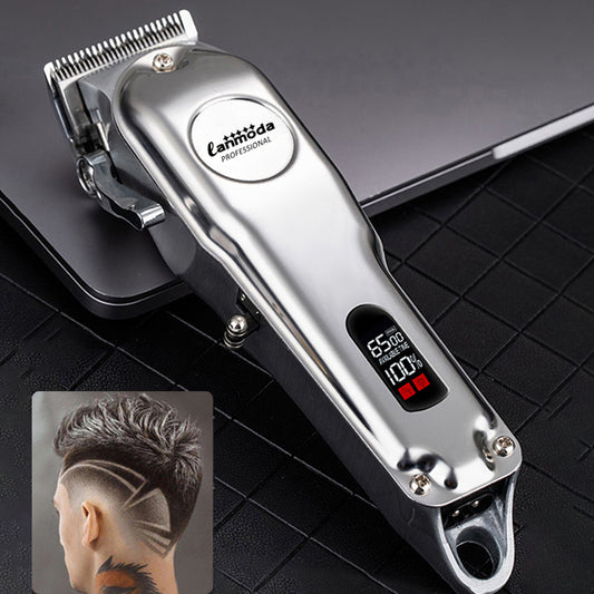Full Metal Professional Hair Clipper for Men Low Noise Barber shop Haircut Machine Hair Cutter Beard Shaving Trimmer Cutter for Adult