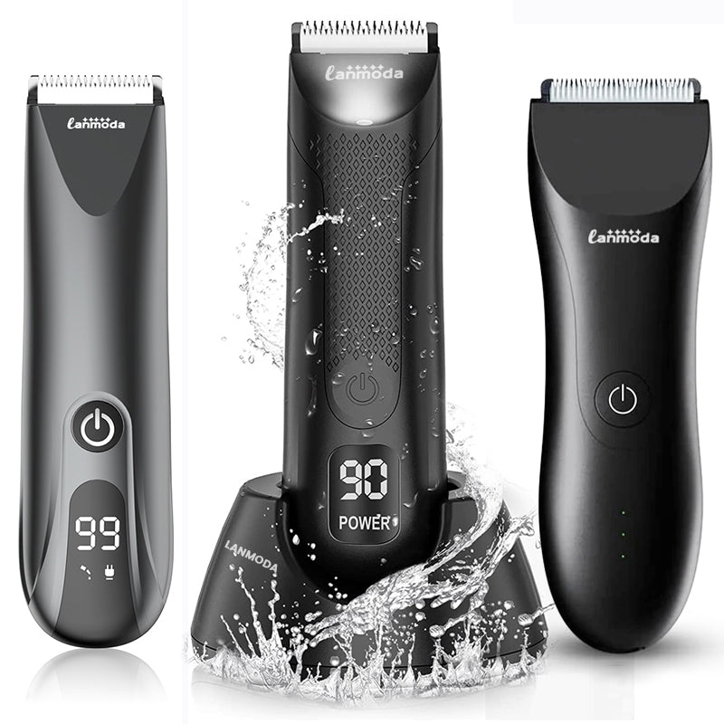 Body Hair Trimmer for Groin Balls Shaver Razor for Men Pubic Groomer Manscape Bikini Hair Removal Epilator Clipper Machine