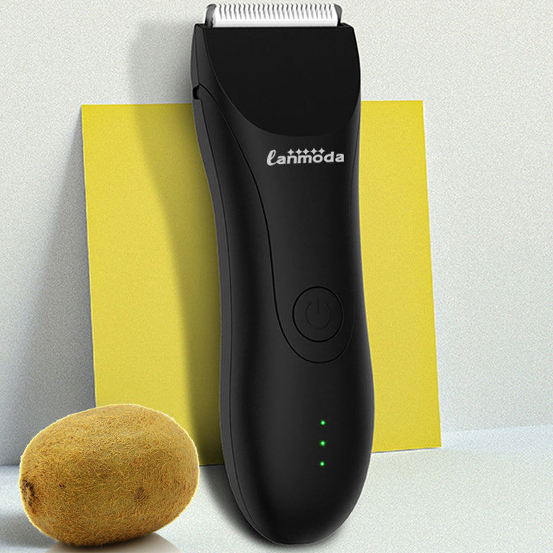 Groin Trimmer for Men Pubic & Body Groomer Electric Bikini Trimmer Hair Manscaper Removal Male Balls Shaver Waterproof