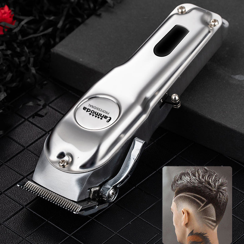 Full Metal Professional Hair Clipper for Men Low Noise Barber shop Haircut Machine Hair Cutter Beard Shaving Trimmer Cutter for Adult