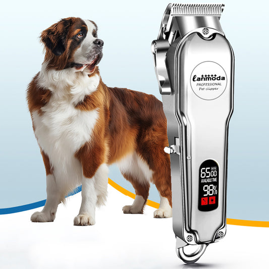 All Metal Dog Hair Clipper Professional Haircut Machine Shaving Trimmer Pet Hair Cutting Animal Grooming Shaver