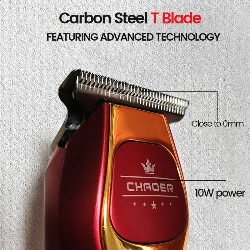 Professional Hair Trimmer Electric Men Clippers 0 MM T Blade Small Rechargeable Barber Haircut Machine Beard Trimmer Shaver
