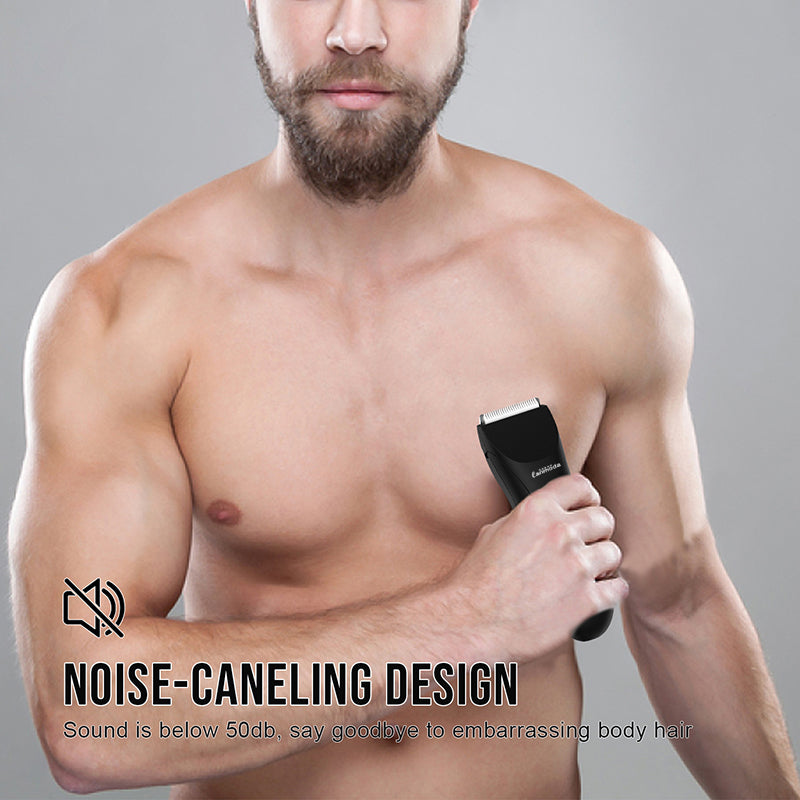 Groin Trimmer for Men Pubic & Body Groomer Electric Bikini Trimmer Hair Manscaper Removal Male Balls Shaver Waterproof