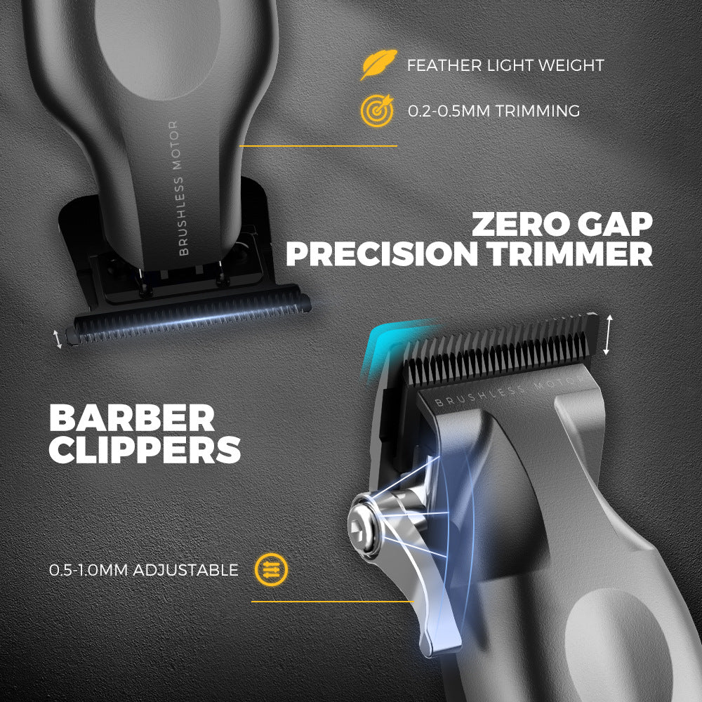 Professional Bald Clipper Electric Hair Trimmer for Men Barber Hair Cutter Machine Beard Trimmer 0 mm Men's Shavers Razors