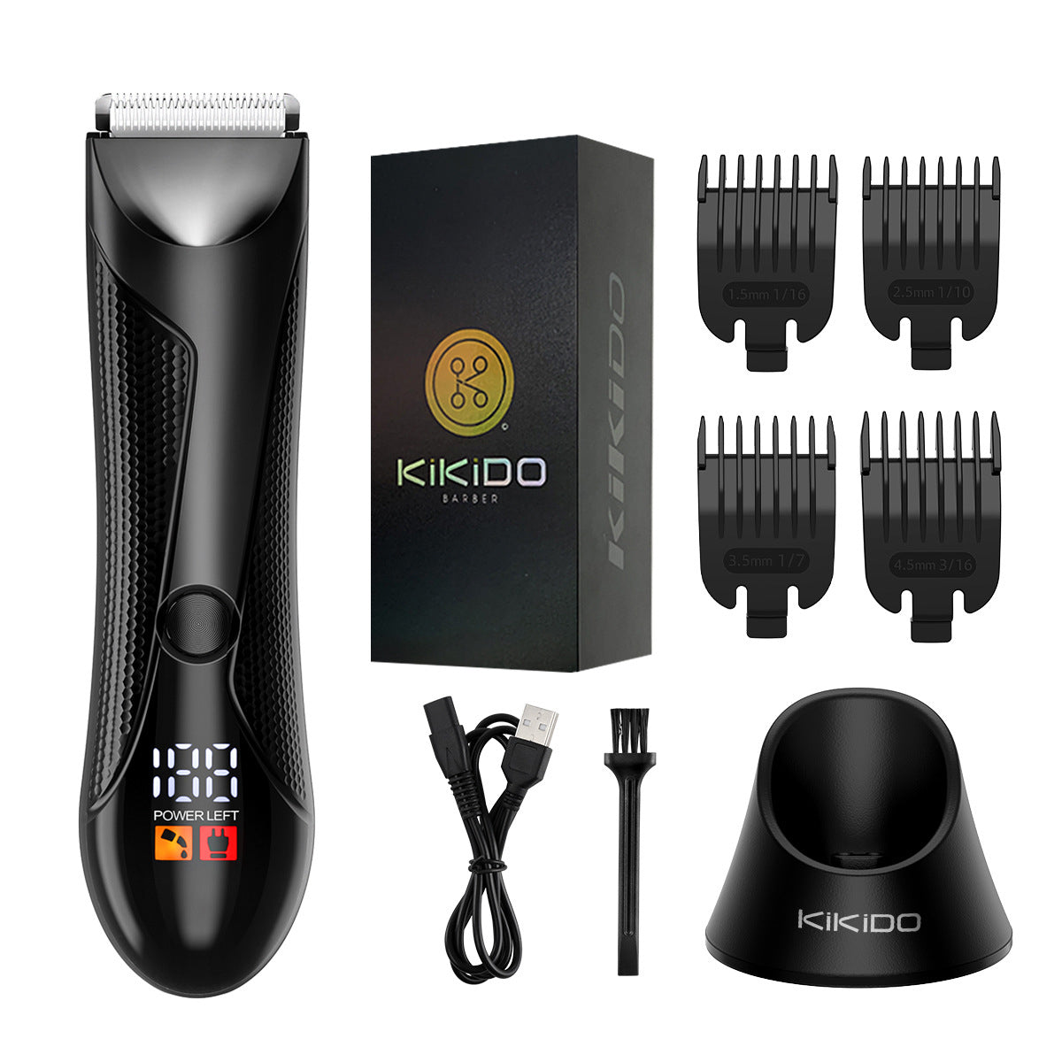 Body Hair Trimmer for Groin Balls Shaver Razor for Men Pubic Groomer Manscape Bikini Hair Removal Epilator Clipper Machine