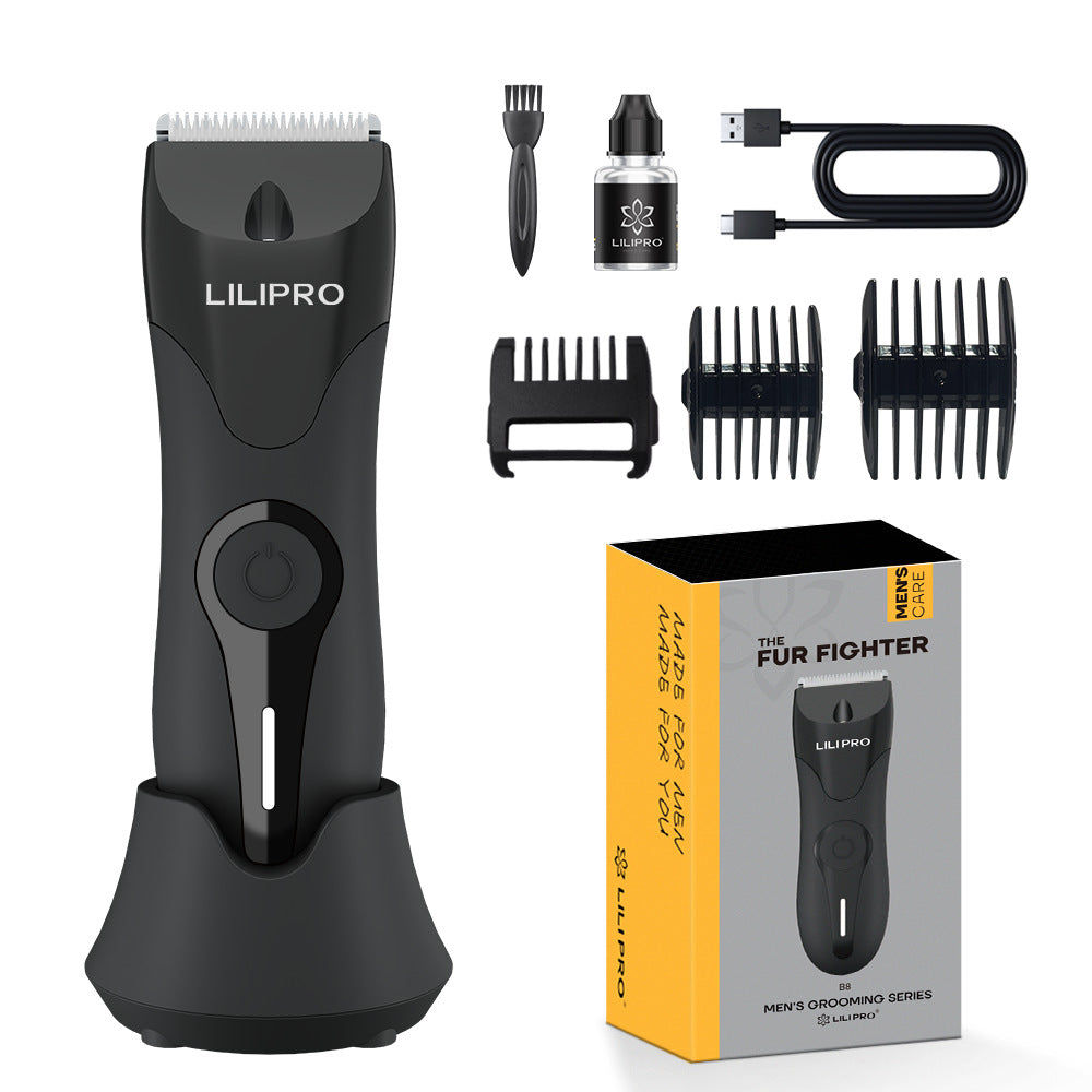 Body Hair Trimmer for Groin Balls Shaver Razor for Men Pubic Groomer Manscape Bikini Hair Removal Epilator Clipper Machine