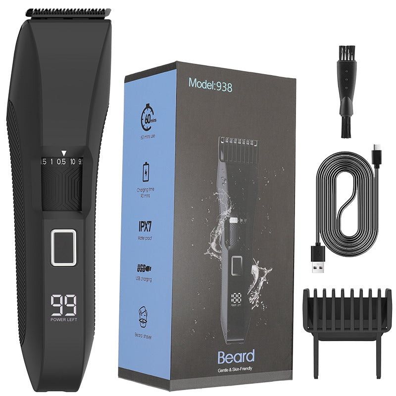 Body Manscape Adjustable Men's Groin Trimmer Face Beard Shaver Armpit Leg Chest Face Hair Clipper Remover Epilator