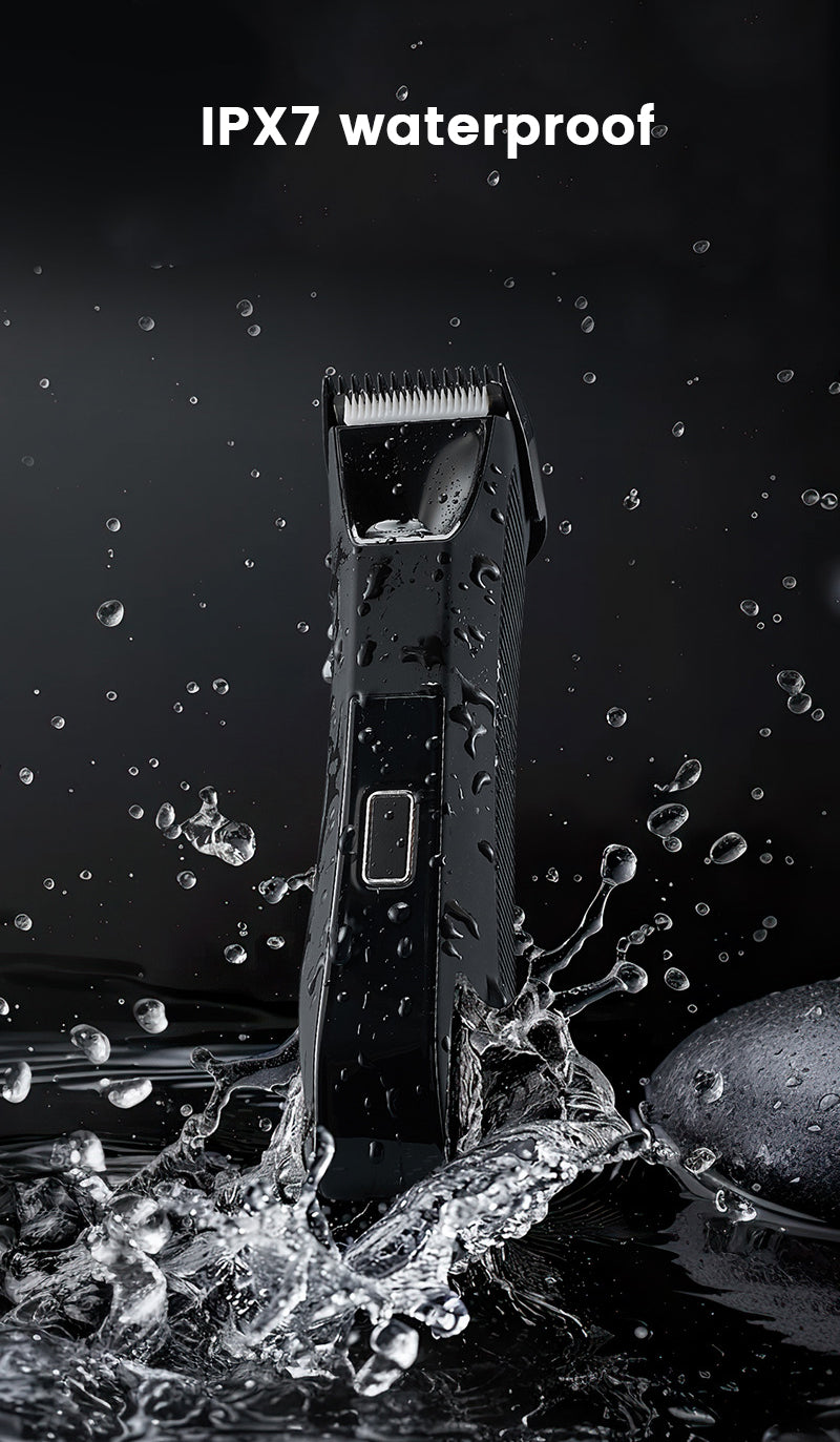 Ball Trimmer Body Shaver Pubic Clipper for Men Women 2 in 1 Electric Body Grooming Clipper Epilator Ceramic Blade Male Razor Waterproof