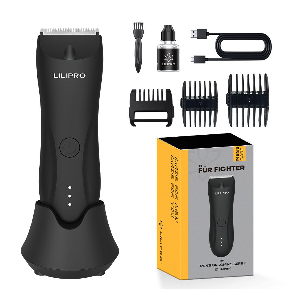 Body Hair Trimmer for Groin Balls Shaver Razor for Men Pubic Groomer Manscape Bikini Hair Removal Epilator Clipper Machine