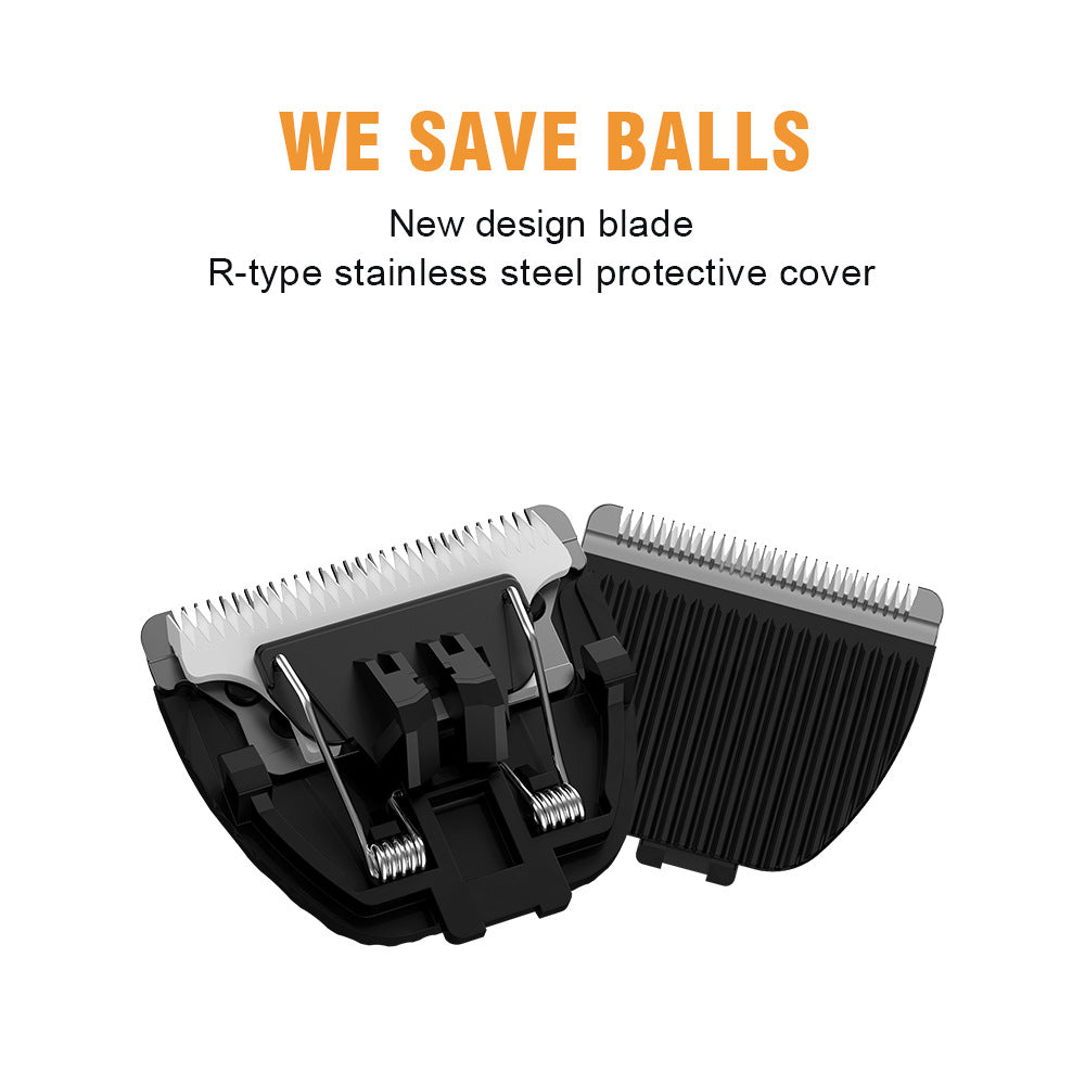Groin Trimmer for Men Pubic & Body Groomer Electric Bikini Trimmer Hair Manscaper Removal Male Balls Shaver Waterproof