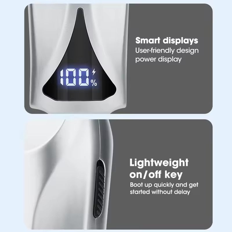 0.1 MM Bald Carving Electric Hair Clipper Oil Head Ear/Nose Trimmer Zero Gap Pushing Hair Cutting Machine
