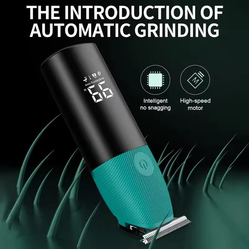 Bald Clipper Haircut Cutter Machine for Men Child T Blade Trimmer Type-c Rechargeable Oil Head Carving Electric