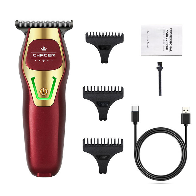Professional Hair Trimmer Electric Men Clippers 0 MM T Blade Small Rechargeable Barber Haircut Machine Beard Trimmer Shaver
