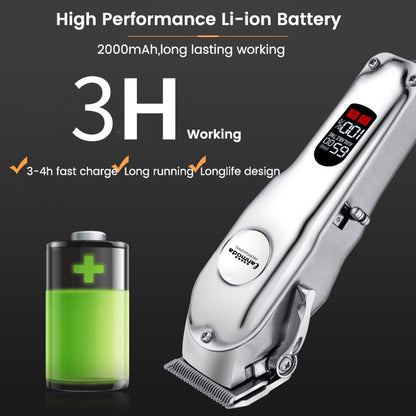 Full Metal Professional Dog Hair Clippers Pet Hair Trimmer Cat Shaver Haircut Machine Low Noise Grooming Animal Cutter