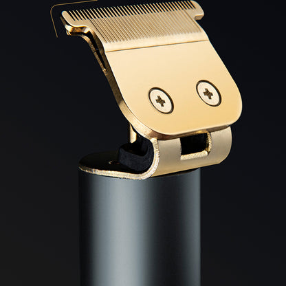 Professional Hair Clipper Small Baldhead Trimmer T9 Finishing Machine for Men Barber Shop Type-C Charged LCD Display