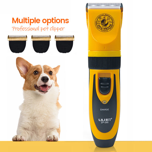 LILI Pet Shaving Cat Dogs Hair Trimmer Shaver USB Charging Professional Pet Grooming Kit Electric Pet Clipper Cutting Machine