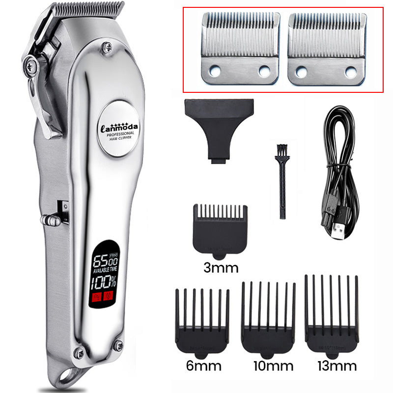Full Metal Professional Dog Hair Clippers Pet Hair Trimmer Cat Shaver Haircut Machine Low Noise Grooming Animal Cutter