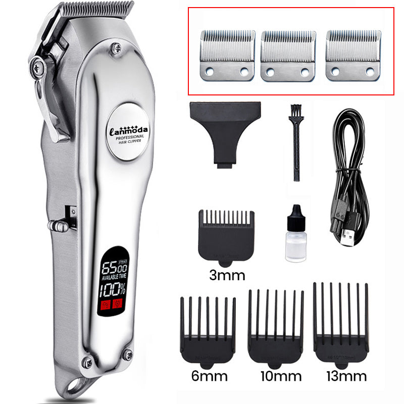 Full Metal Professional Dog Hair Clippers Pet Hair Trimmer Cat Shaver Haircut Machine Low Noise Grooming Animal Cutter