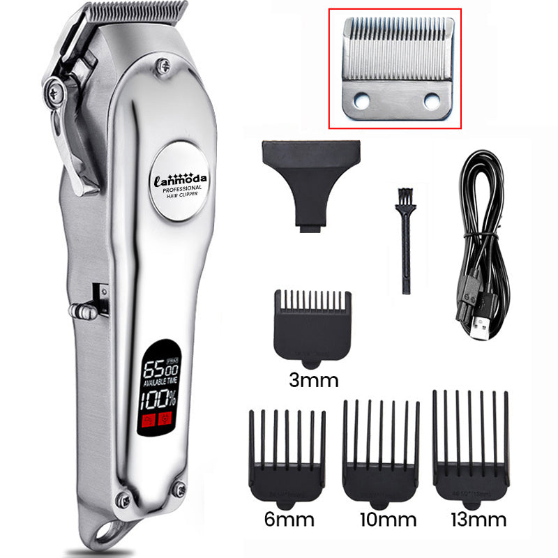 Full Metal Professional Dog Hair Clippers Pet Hair Trimmer Cat Shaver Haircut Machine Low Noise Grooming Animal Cutter