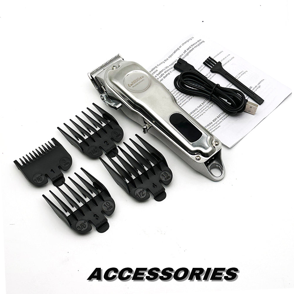 Full Metal Professional Dog Hair Clippers Pet Hair Trimmer Cat Shaver Haircut Machine Low Noise Grooming Animal Cutter
