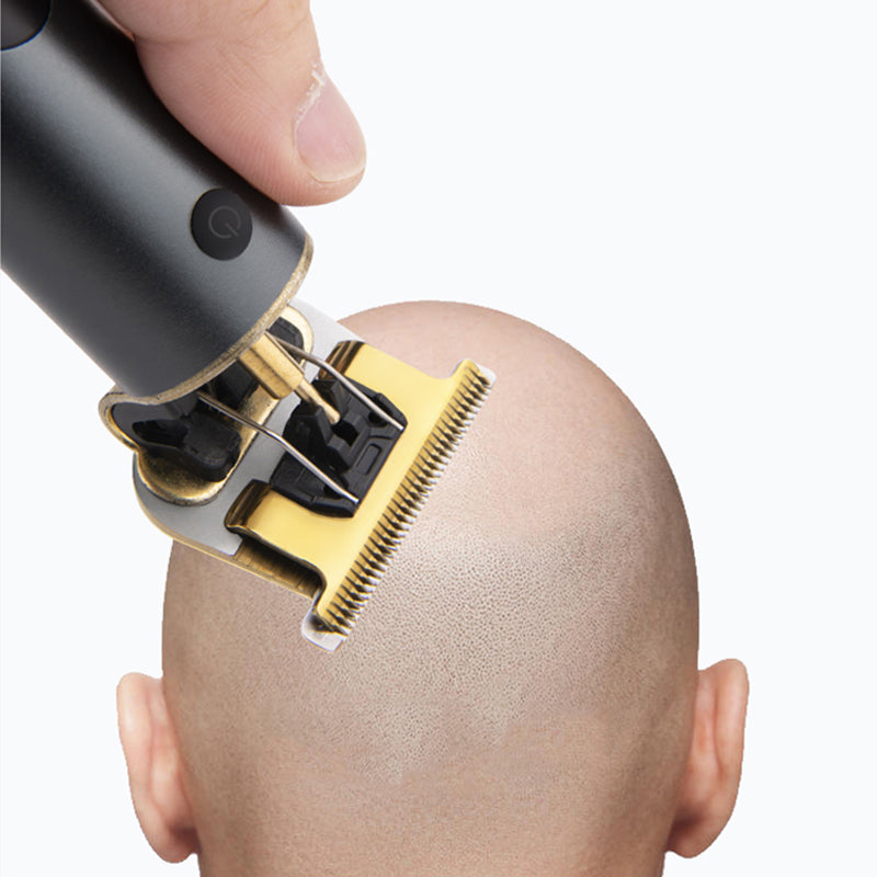 Professional Hair Clipper Small Baldhead Trimmer T9 Finishing Machine for Men Barber Shop Type-C Charged LCD Display