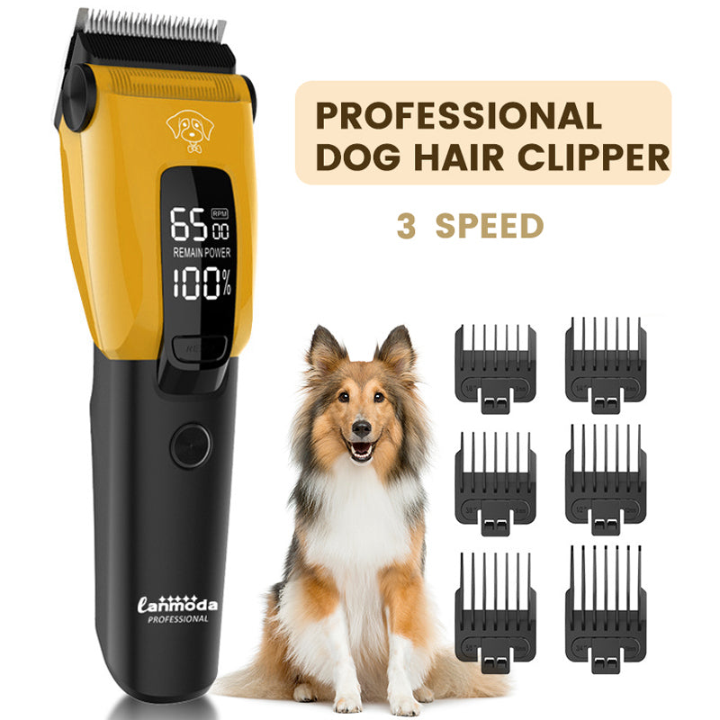 Professional Pet Hair Clipper Dog Trimmers Cat Grooming Shaver Type-C Charged Electric Puppy Cutting Machine for Small Middle or Big animal