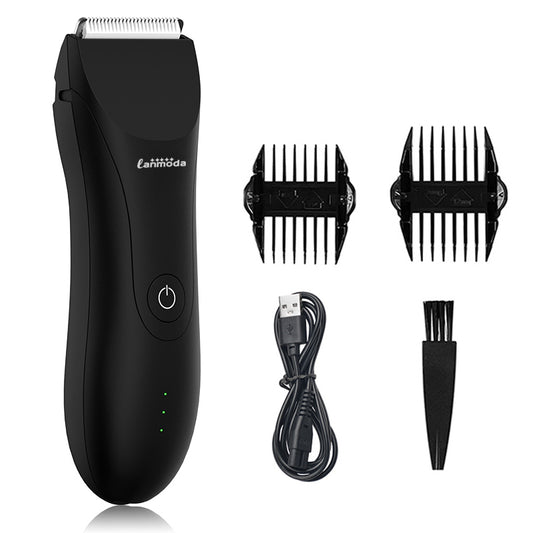 Groin Trimmer for Men Pubic & Body Groomer Electric Bikini Trimmer Hair Manscaper Removal Male Balls Shaver Waterproof