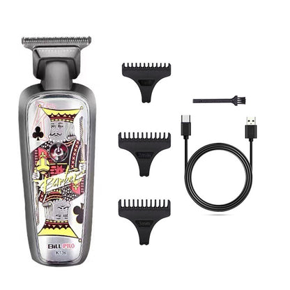Bald Clippers Baldheaded Men's Professional Hair Clipper Precision Cutting Electric Shaver Barber Shop Special Engraving Trimmer