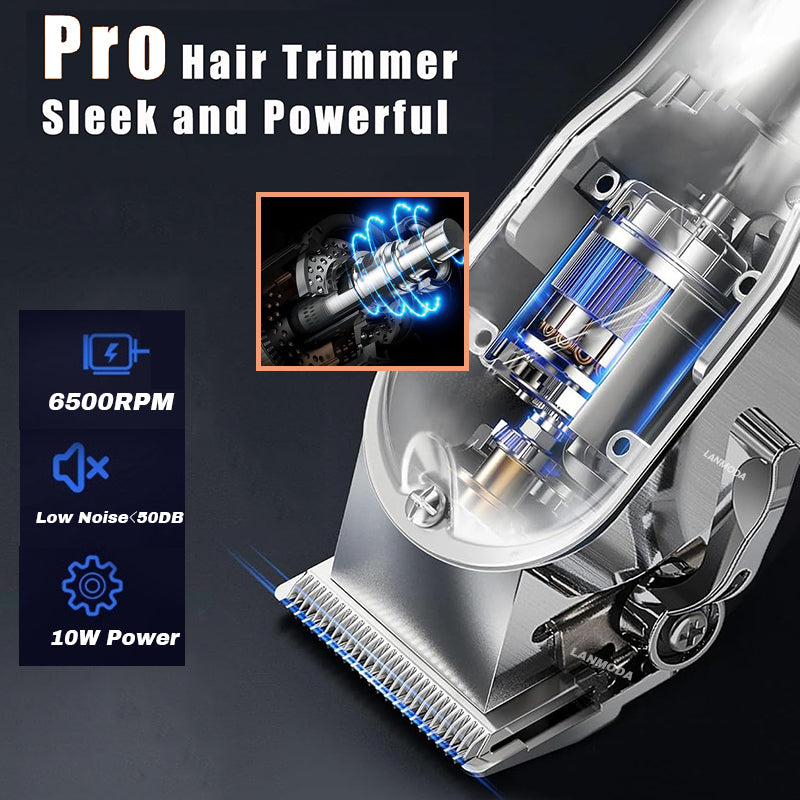 Full Metal Professional Dog Hair Clippers Pet Hair Trimmer Cat Shaver Haircut Machine Low Noise Grooming Animal Cutter
