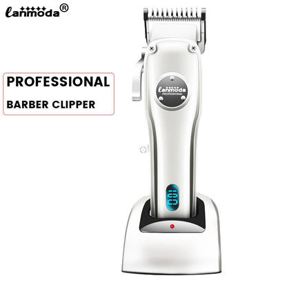 Barber Clipper Professional Electric Hair Trimmer For Men Full Metal Stainless steel Beard Haircut Machine Hair Salon Trimmer