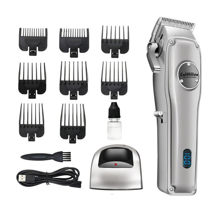Barber Clipper Professional Electric Hair Trimmer For Men Full Metal Stainless steel Beard Haircut Machine Hair Salon Trimmer