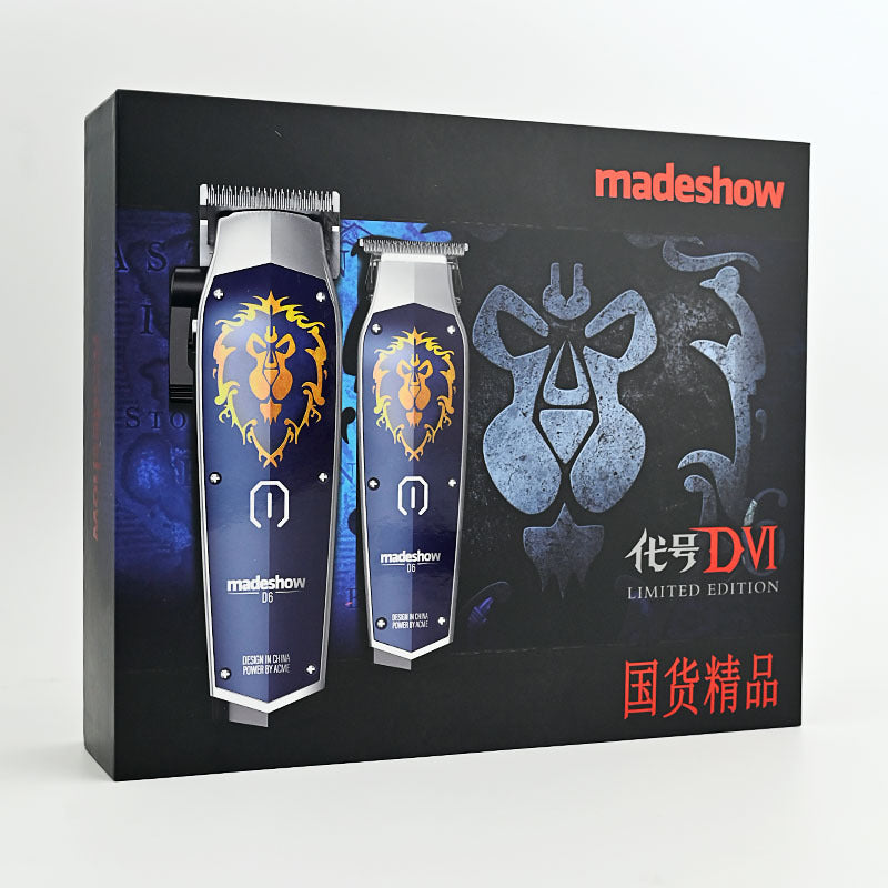 MADESHOW D6 Professional Hair Clippers Set for Barber High Quality Haircut Kit