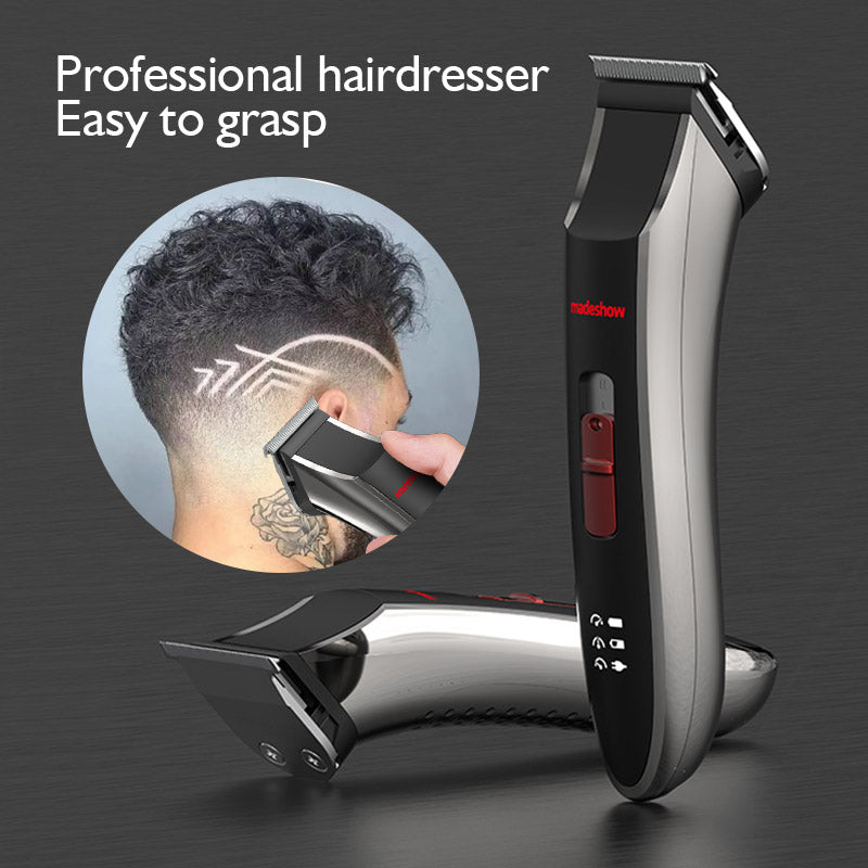 Madeshow M1+ Professional Hair Clippers for Men and Barber Shop Cordless Finishing Hair Trimmer Cutter Machine Beard Shaver Cutting