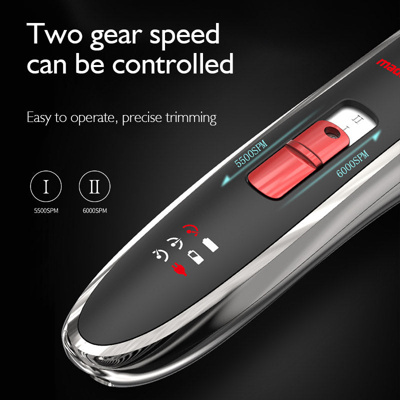 Madeshow M1+ Professional Hair Clippers for Men and Barber Shop Cordless Finishing Hair Trimmer Cutter Machine Beard Shaver Cutting