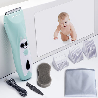 Waterproof Baby Hair Clippers Electric Rechargeable Kids Trimmer for Children Silent Grooming Cutter Shaving Machine Low Noise