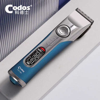Codos Professional Barber Hair Clipper Electric Men's Trimmer Cutter Machine for Salon with 8 Guide Combs Long Working