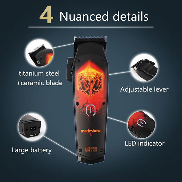Madeshow D0C DOT Professional Hair Clipper for Men Carving  Shaving Hair Cutting Machine Hair Styling Hair Trimmer