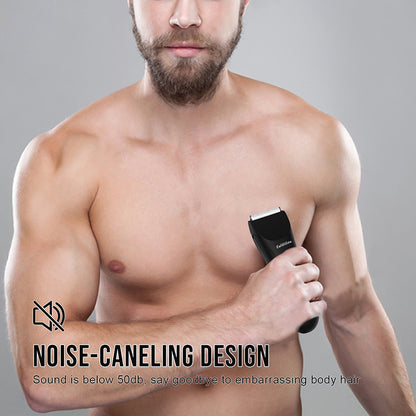 Groin Trimmer for Men Pubic & Body Groomer Electric Bikini Trimmer Hair Manscaper Removal Male Balls Shaver Waterproof