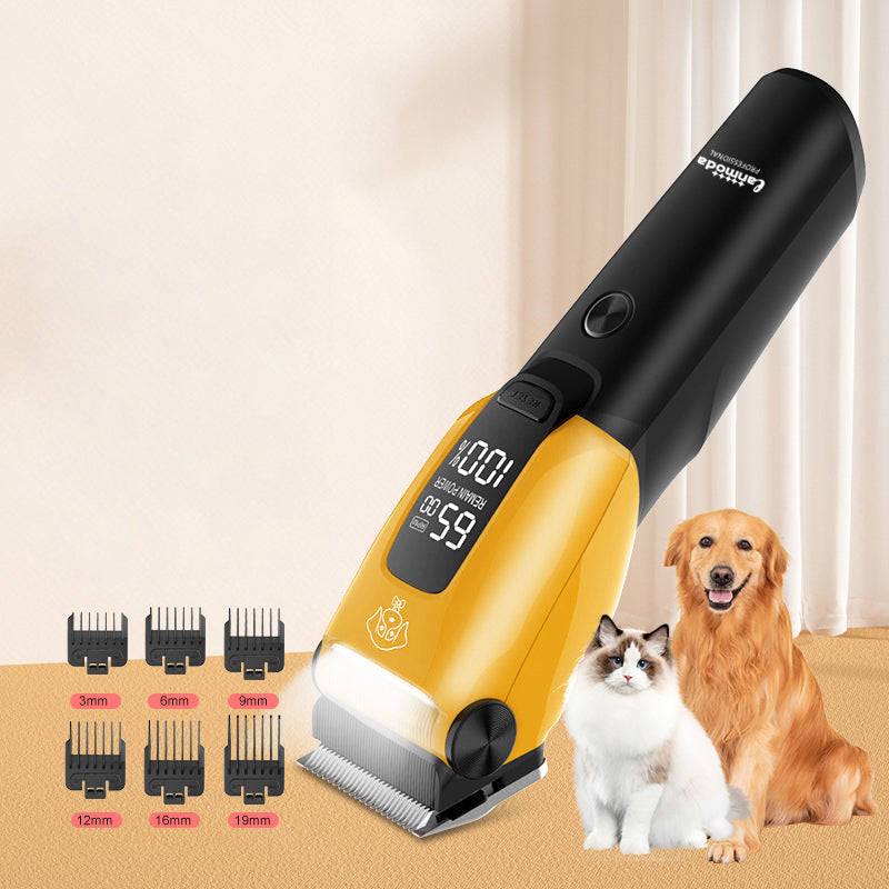 Professional Pet Hair Clipper Dog Trimmers Cat Grooming Shaver Type-C Charged Electric Puppy Cutting Machine for Small Middle or Big animal
