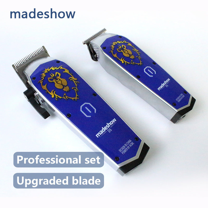 MADESHOW D6 Professional Hair Clippers Set for Barber High Quality Haircut Kit
