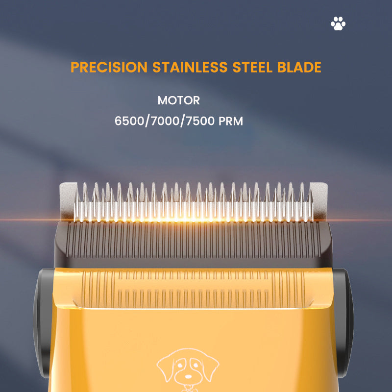 Professional Pet Hair Clipper Dog Trimmers Cat Grooming Shaver Type-C Charged Electric Puppy Cutting Machine for Small Middle or Big animal