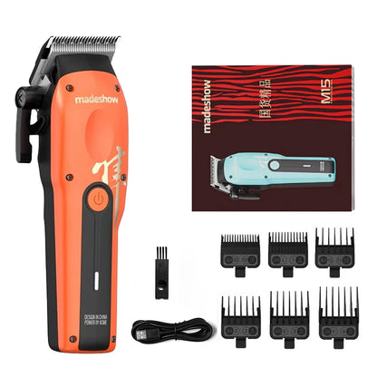 Madeshow M10 Professional Oil Head Bald Hair Clipper Barber Hair Salon Cutter Titanium Plated Ceramic Blade 7000rpm Hair Salon Trimmer