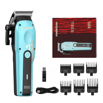 Madeshow M10 Professional Oil Head Bald Hair Clipper Barber Hair Salon Cutter Titanium Plated Ceramic Blade 7000rpm Hair Salon Trimmer