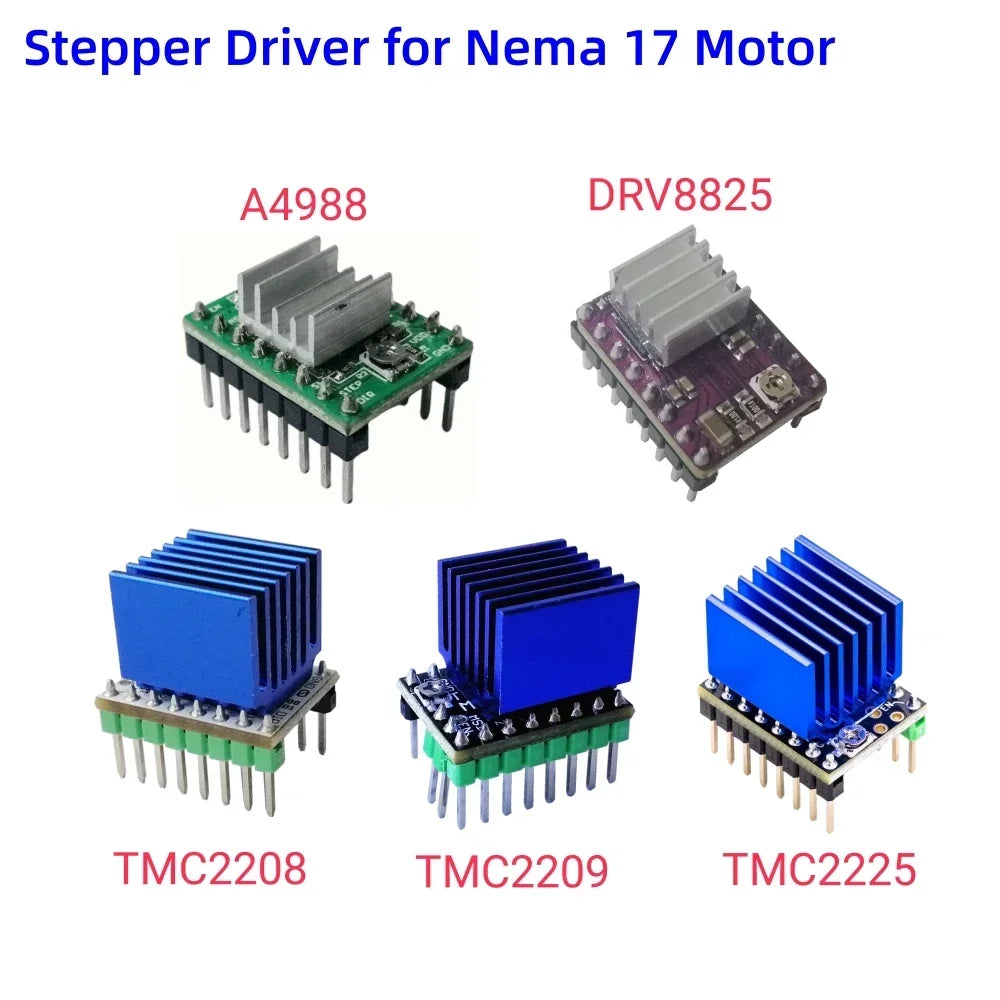 TMC2208 TMC2209 TMC2225 DRV8825 A4988 stepper motor driver