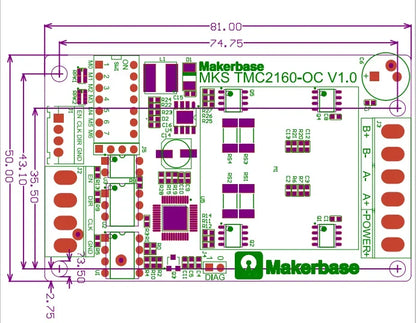 MKS TMC2160_OC stepper motor driver