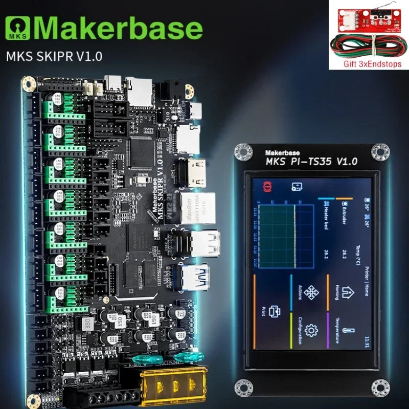 MKS SKIPR motherboard PI-TS35 display EMMC controller