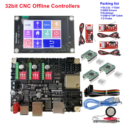 CNC board 32bit controller ESP32 MKS DLC32 offline monitor