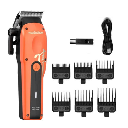 Madeshow M10 Professional Oil Head Bald Hair Clipper Barber Hair Salon Cutter Titanium Plated Ceramic Blade 7000rpm Hair Salon Trimmer