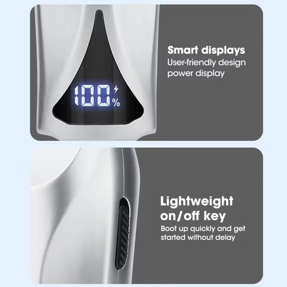 0.1 MM Bald Carving Electric Hair Clipper Oil Head Ear/Nose Trimmer Zero Gap Pushing Hair Cutting Machine